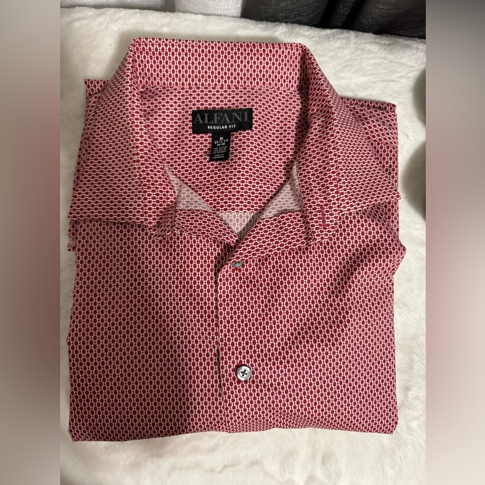 Alfani Men’s Long Sleeve Button-Up Shirt